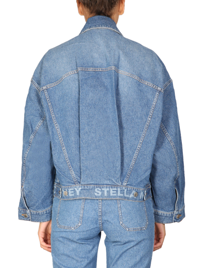 Shop Stella Mccartney Denim Jacket In Blu