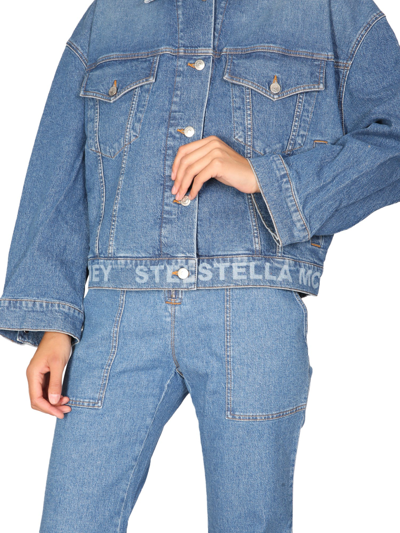 Shop Stella Mccartney Denim Jacket In Blu