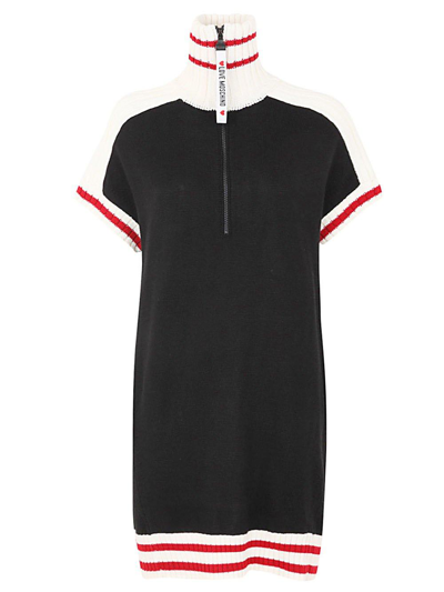 Shop Love Moschino Sleeveless Mini Dress In Black