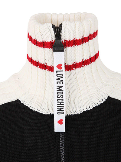 Shop Love Moschino Sleeveless Mini Dress In Black