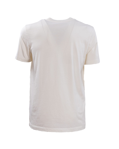 Shop Moncler Cotton Jersey T-shirt In Bianco