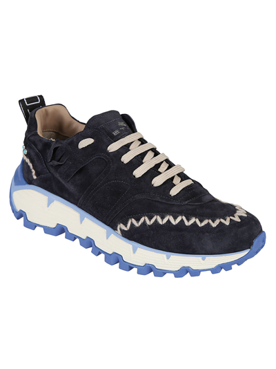 Shop Etro Sneakers In Blue