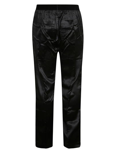 Shop Tom Ford Silk Pajama Trousers In Black