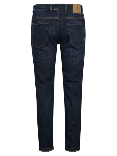 Shop Pt01 Regular Fit Cropped Jeans In Denim