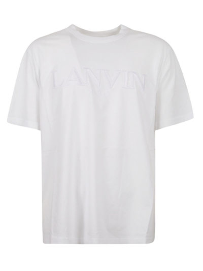 Shop Lanvin Sponge T-shirt In Optic White