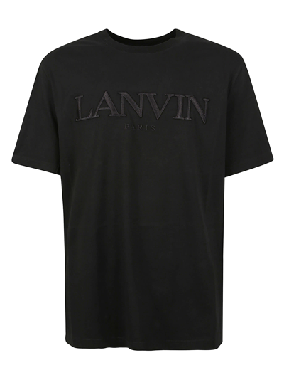 Shop Lanvin Sponge T-shirt In Black