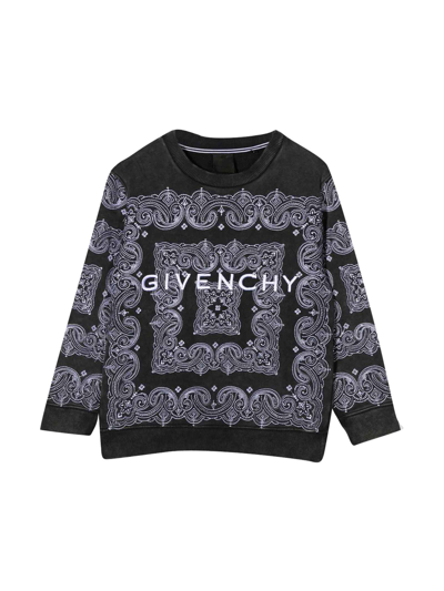 Shop Givenchy Black Sweatshirt Boy In Nero