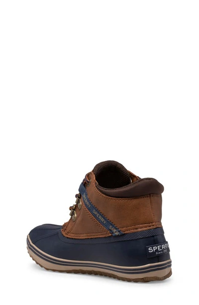 Shop Sperry Top-sider® Bowline Storm Boot In Navy/ Tan