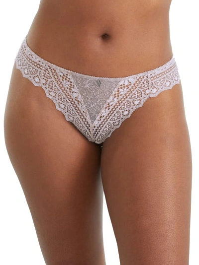 Shop Empreinte Cassiopee Thong In Rose Sauvage