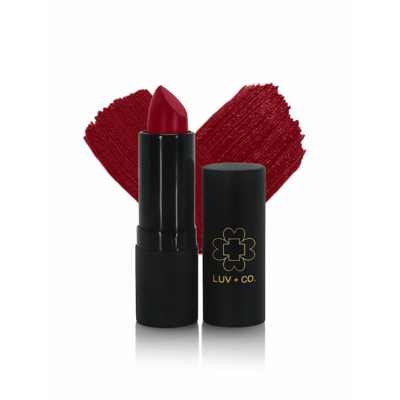 Shop Luv+co Moisturizing Lipstick In Red