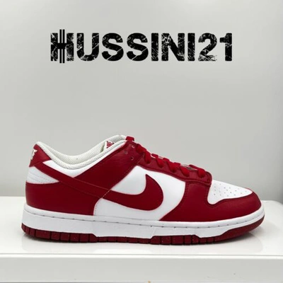 Pre-owned Nike Dunk Low Next Nature White Gym Red Eu 40.5 Us 9w