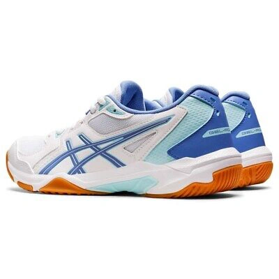 Pre-owned Asics Schuhe Volleyball Damen  Gelrocket 10 1072a056107 Weiss-hellblau