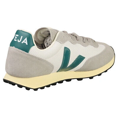 Pre-owned Veja Rio Branco Herren White Green Sneaker Beilaufig - 43 Eu