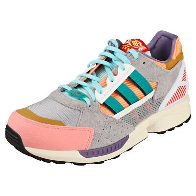 Pre-owned Adidas Originals Adidas Zx 10/8 Candyverse Herren Grey Multicolour Sneaker Mode - 43 1/3 Eu