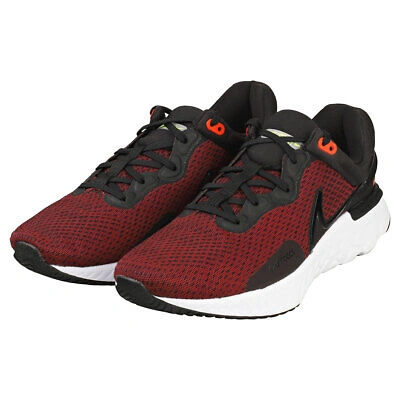 Pre-owned Nike React Miler 3 Herren Black Red Sneaker Mode - 42.5 Eu