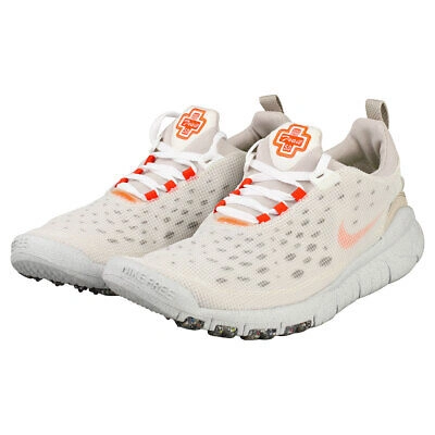 Pre-owned Nike Free Run Trail Crater Herren White Orange Sneaker Mode - 41 Eu