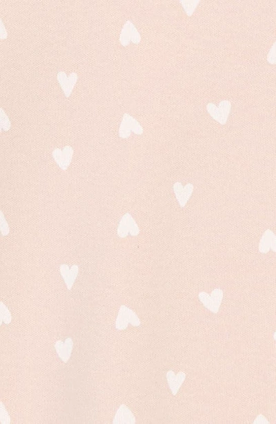 Shop Nordstrom Baby Baby Print Footie In Pink Lotus Hearts