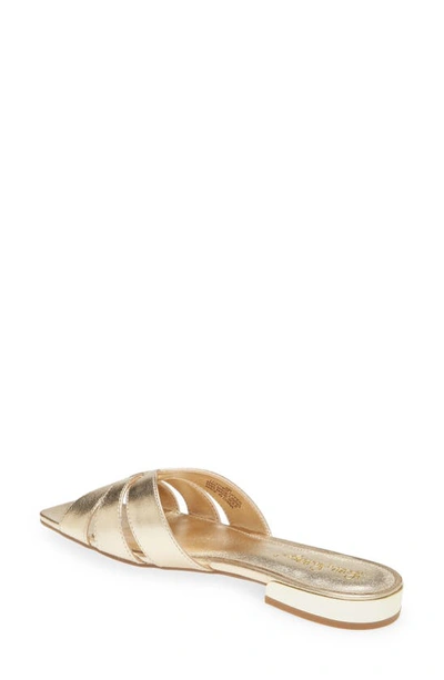 Shop Lilly Pulitzer Whitley Slide Sandal In Gold Metallic