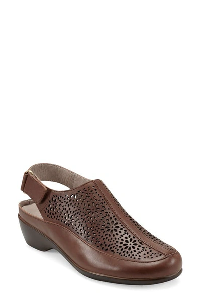 Shop Easy Spirit Dawn Slingback Clog In Medium Brown