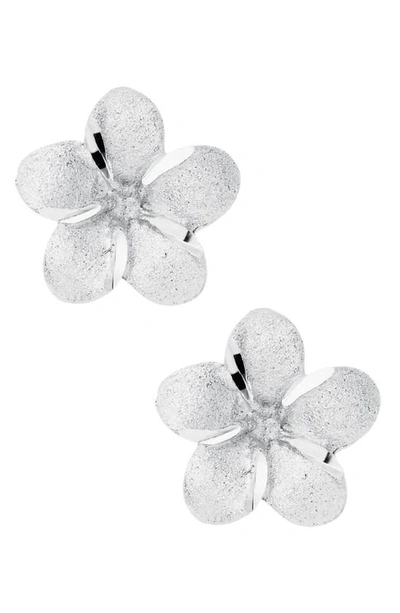 Shop Mignonette Sterling Silver Flower Stud Earrings