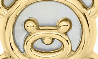 Shop Mignonette 14k Gold & Mother-of-pearl Teddy Bear Pendant Necklace