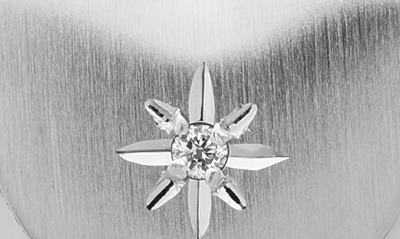 Mignonette Sterling Silver & Diamond Heart Locket Necklace In Silver