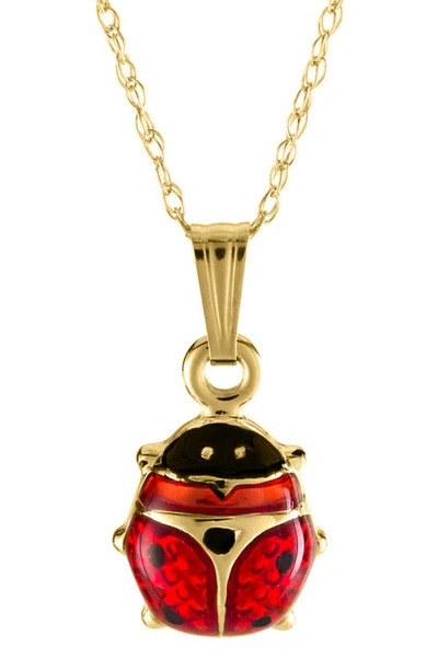 Shop Mignonette 14k Gold Ladybug Necklace
