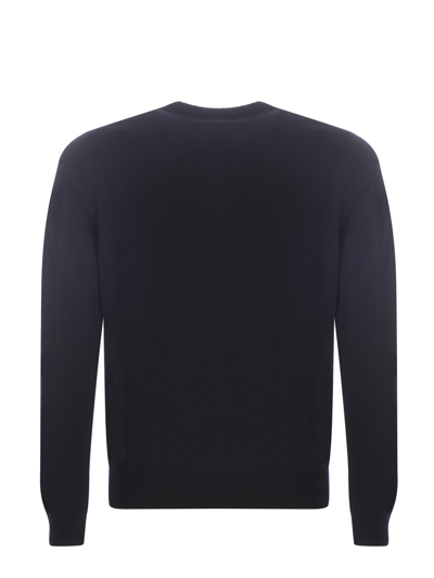 Shop Malo Sweater  In Cashmere In Blu Scuro