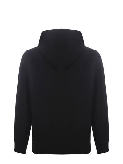 Shop Y-3 Hooded Sweatshirt  In Cotton In Nero