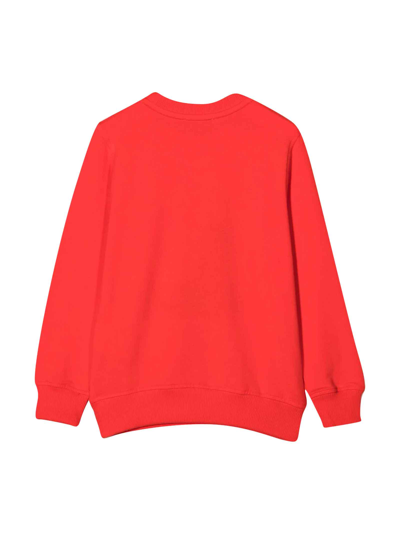 Shop Moschino Red Sweatshirt Unisex . In Rosso