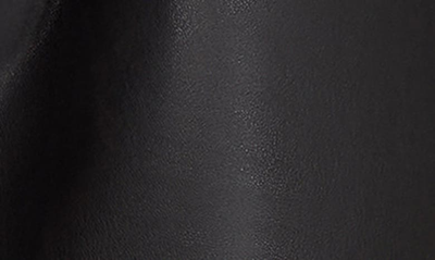 Shop Steve Madden Vegan Leather Shorts In Black