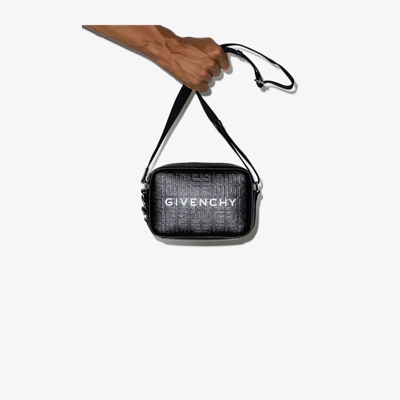 Shop Givenchy Black G-essentials Logo Camera Bag In 001 Black