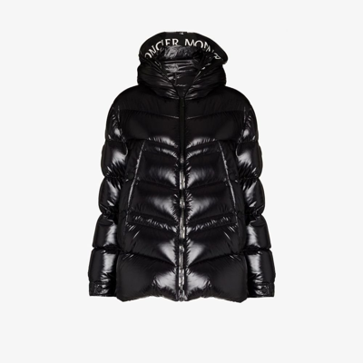 Shop Moncler Hooded Padded Coat - Women's - Polyamide/goose Down In Black
