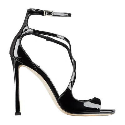 Jimmy Choo Azia 110 Sandals In Black