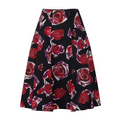 Shop Marni Mini Skirt In Black