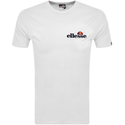 Shop Ellesse Voodoo Logo T Shirt White