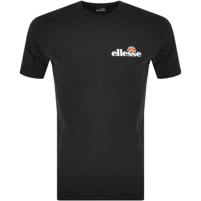 Shop Ellesse Voodoo Logo T Shirt Black