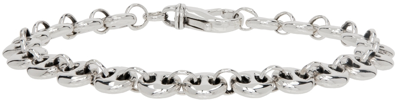 Shop Sophie Buhai Silver Small Circle Link Bracelet In Sterling Silver