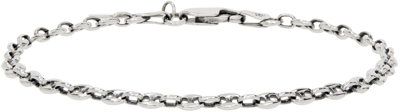 Shop Sophie Buhai Silver Classic Delicate Chain Bracelet In Sterling Silver