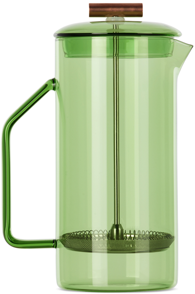Shop Yield Green French Press, 850 ml In Verde