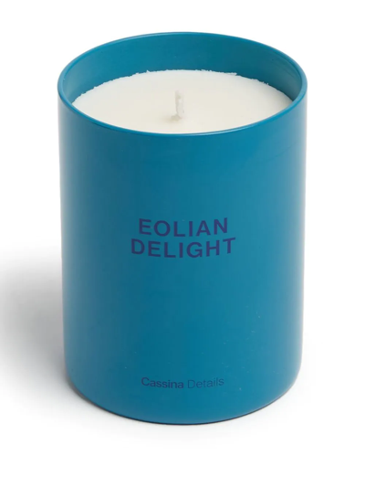 Cassina Medium Eolian Delight Candle In Blue