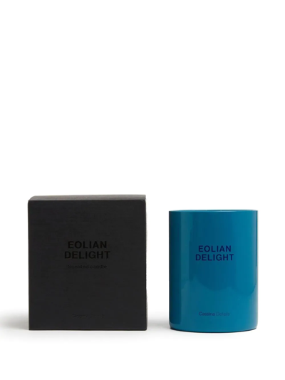 Shop Cassina Medium Eolian Delight Candle In Blue