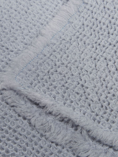 Shop Cassina Wool Nid Blanket In Grey