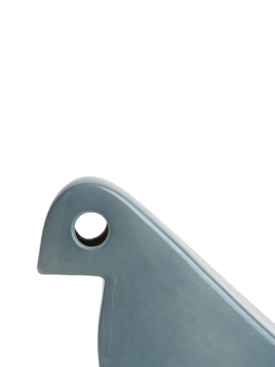 Nuove Forme Decorative Ceramic Bird In Blue