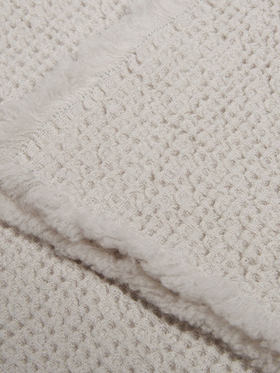 Shop Cassina Wool Nid Blanket In Neutrals