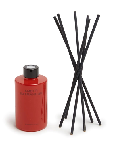 Cassina Amber Katmandou 200ml Reed Diffuser In Red