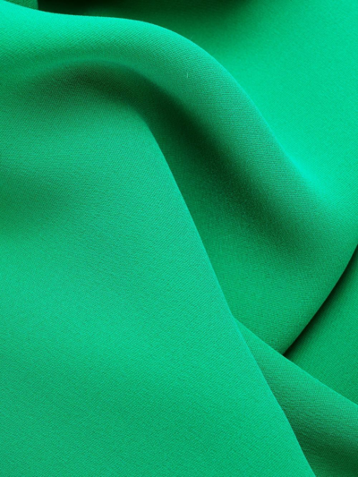 Valentino Silk Cady Couture Kaftan Dress In Green