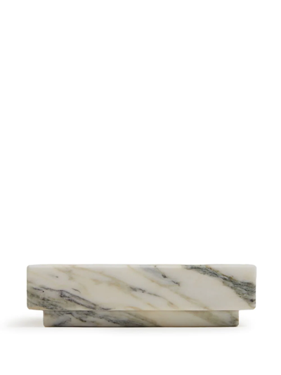Shop Michaël Verheyden Marble 15cm Square Tray In White