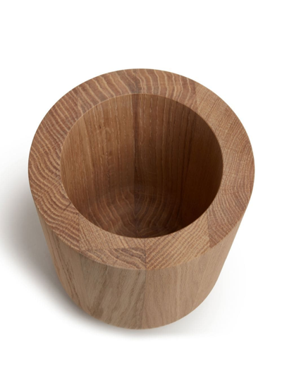 Shop Michaël Verheyden Oak Busk 23cm Vase In Brown