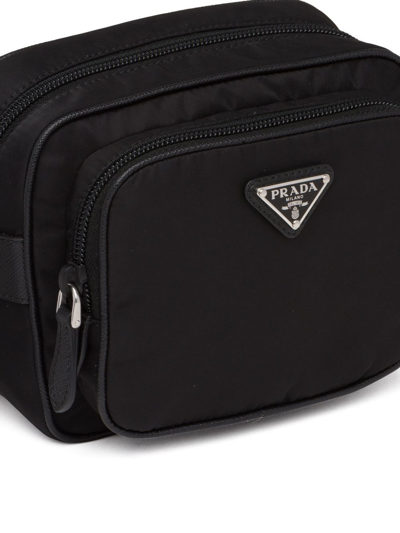 PRADA Nylon Re-Edition 2005 Shoulder Bag Black 1224346